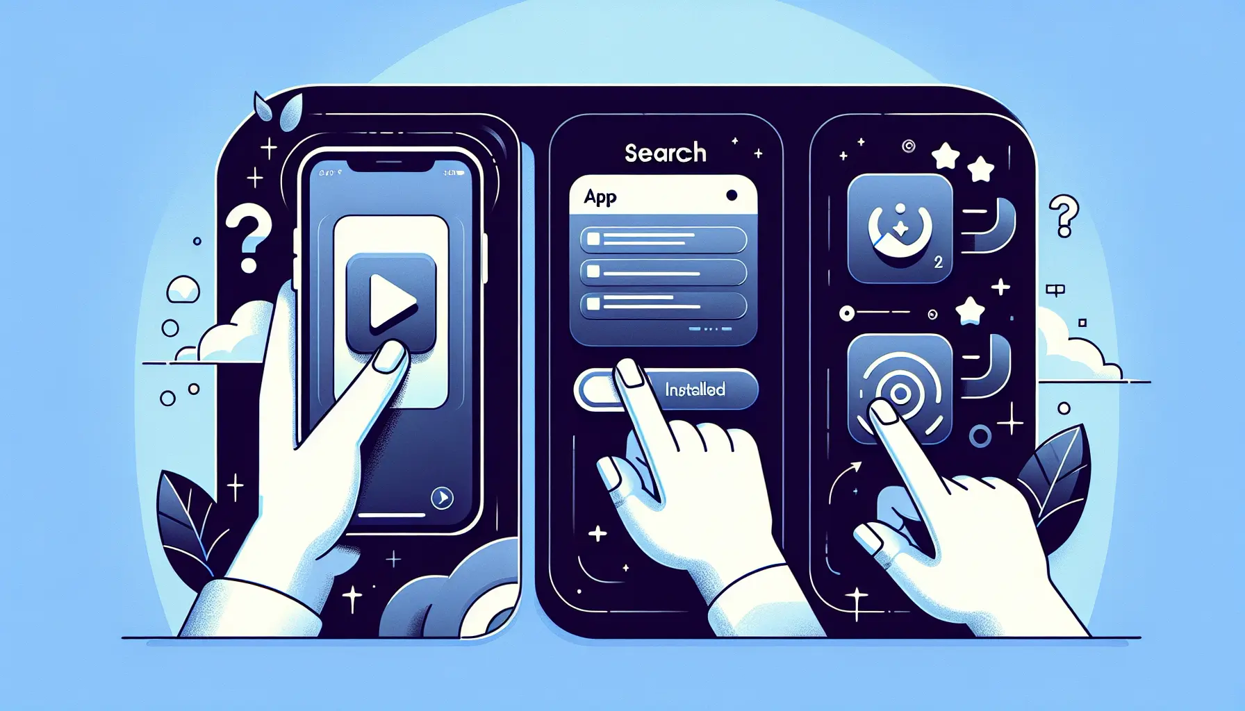 Illustration of downloading Meesho app from FreeSoft