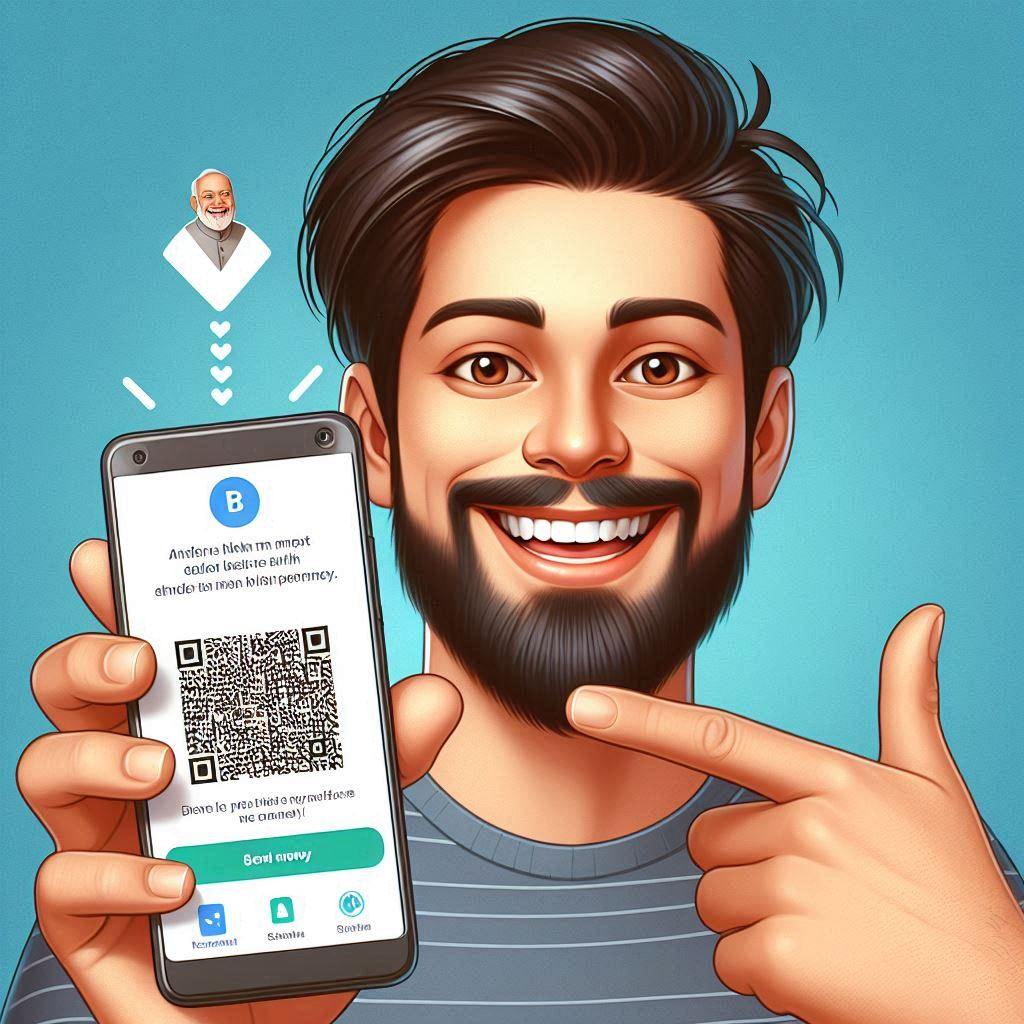 User can use any pay option, including QR code