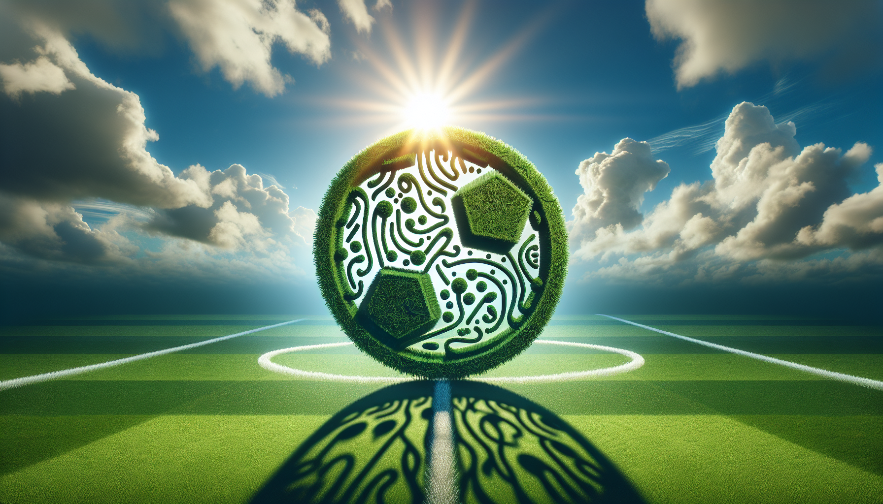 Zakabet logo on a soccer field