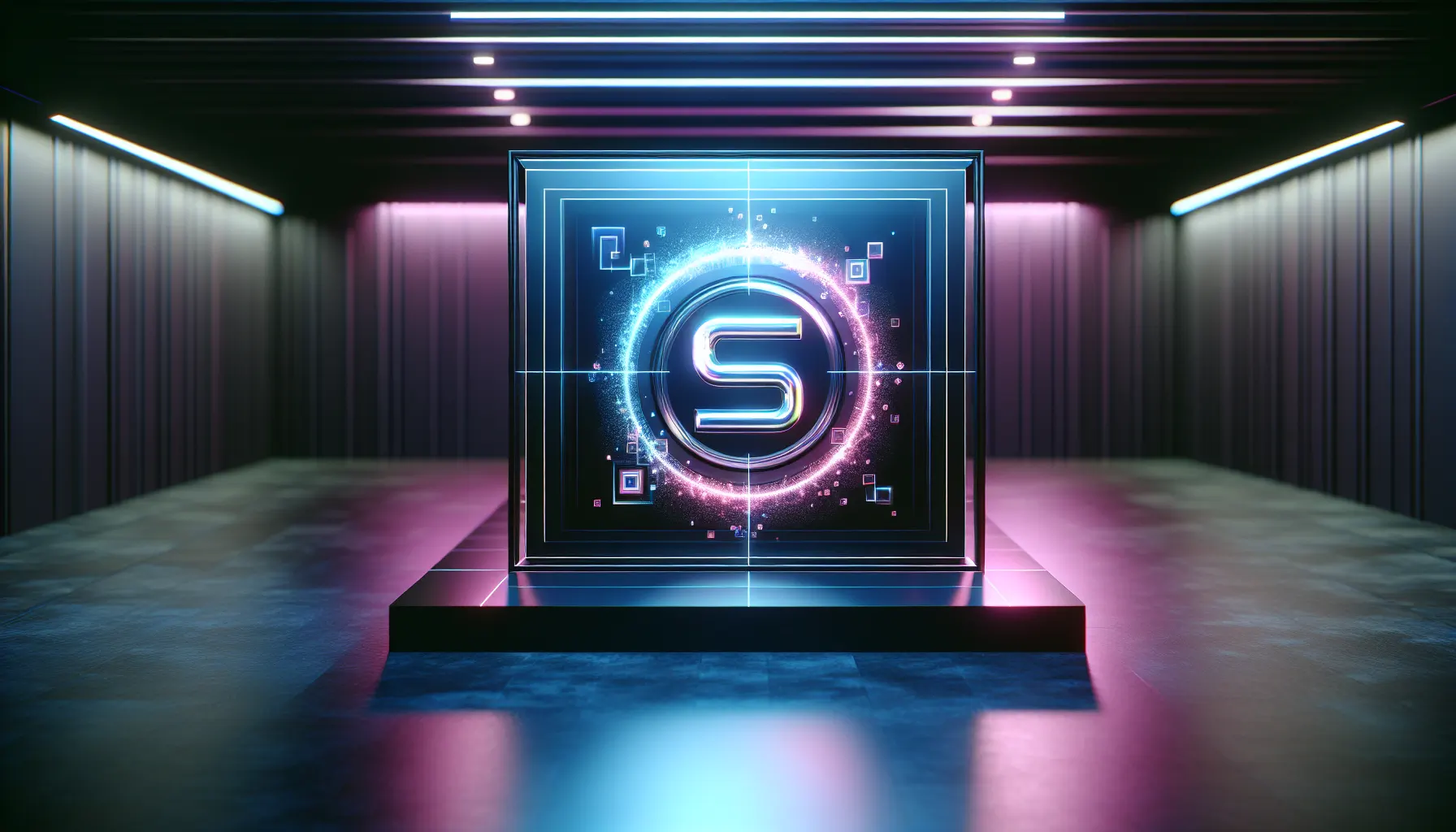 Adobe Photoshop Creative Cloud logo on a digital screen