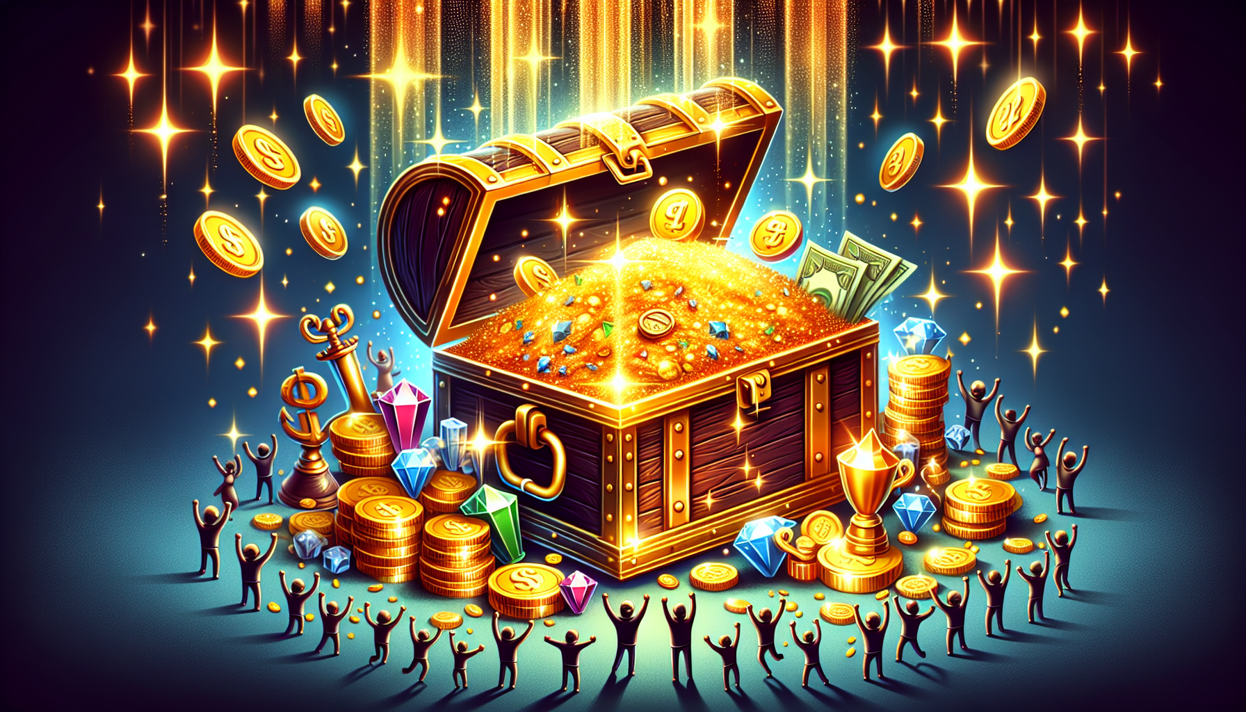 Illustration of rewards and bonuses