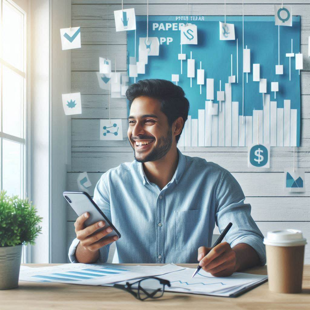 Download the latest version of the Paper Trading app from freesoft.net