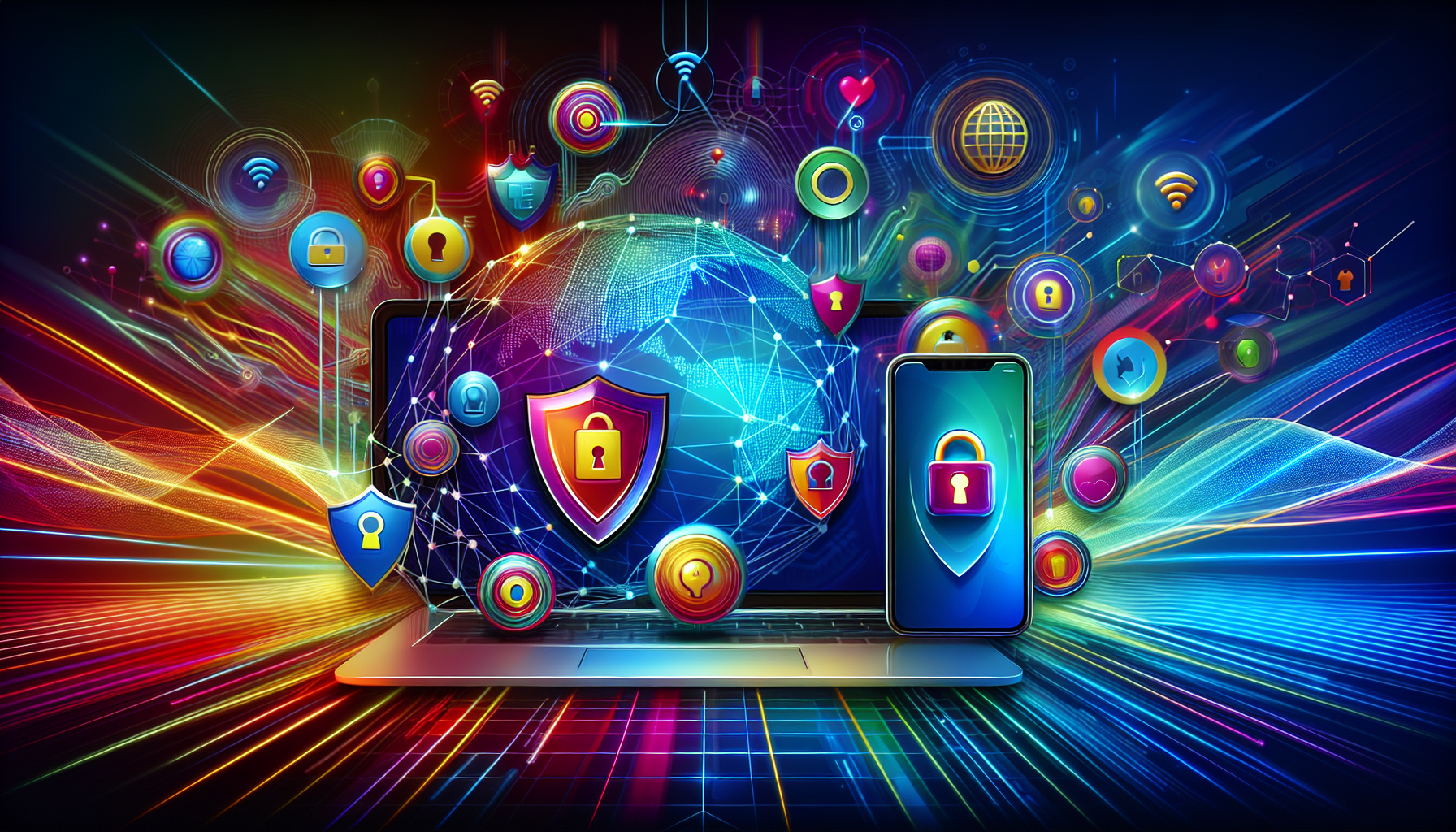 An illustration representing the XNXUBD VPN Browser APK and its features.