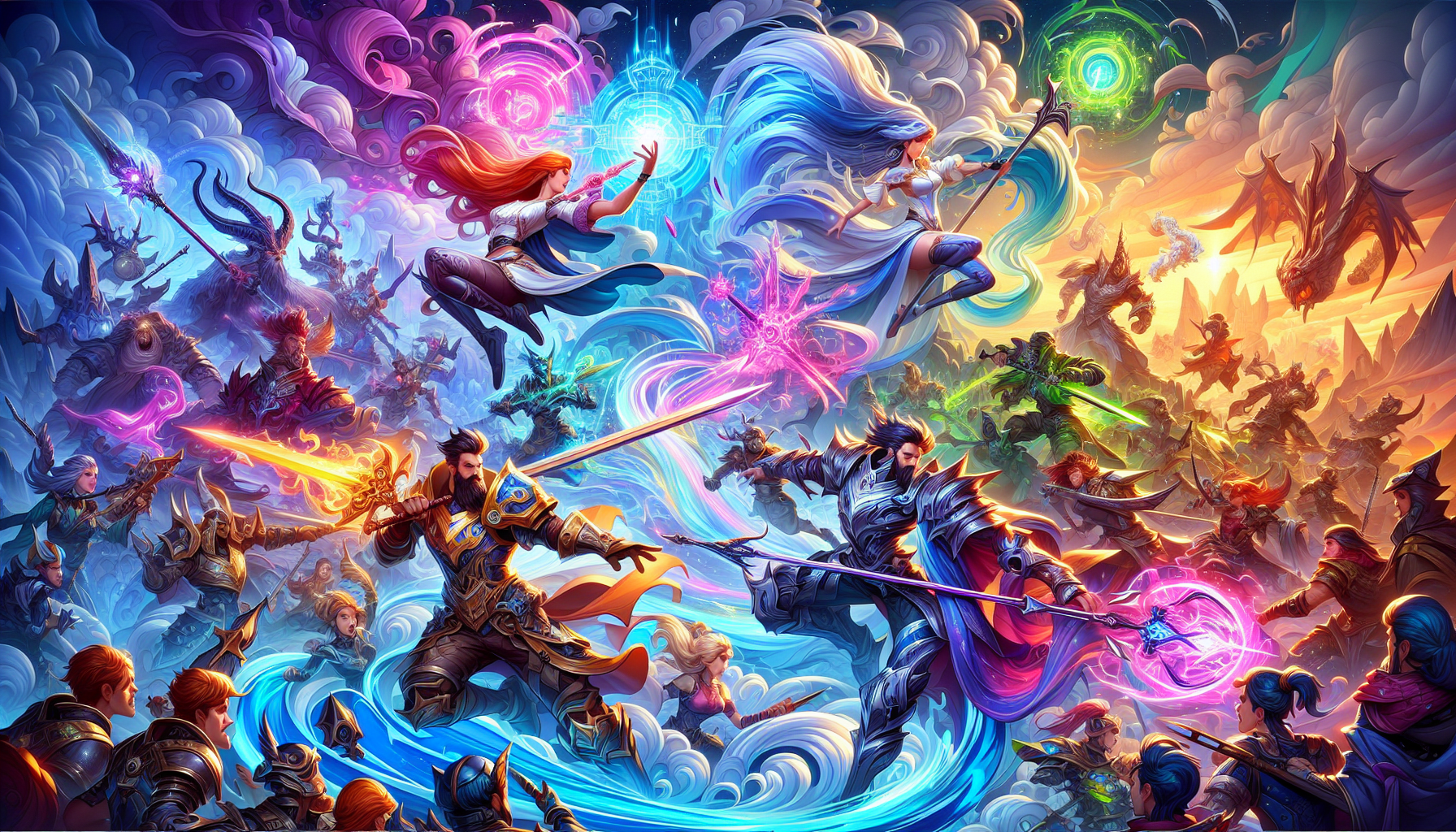 An illustration representing the Mobile Legends: Bang Bang APK Diamond game.