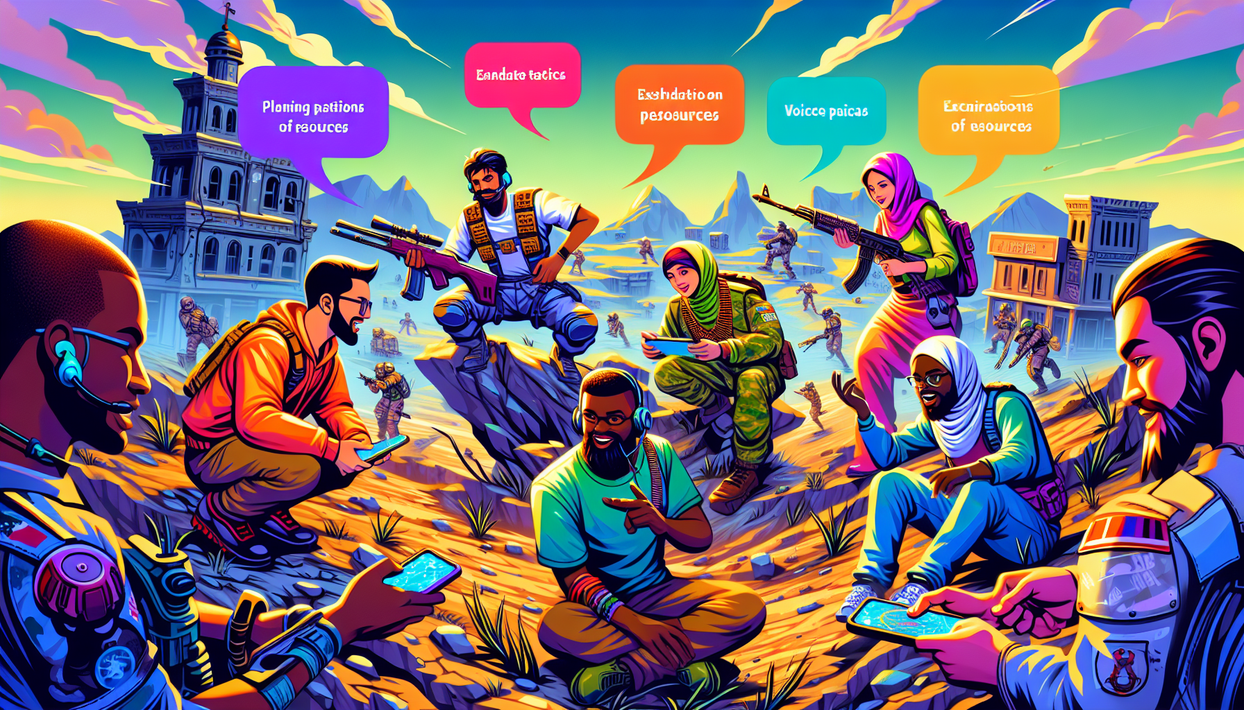 Chat vocal intégré dans PUBG Mobile Lite APK version