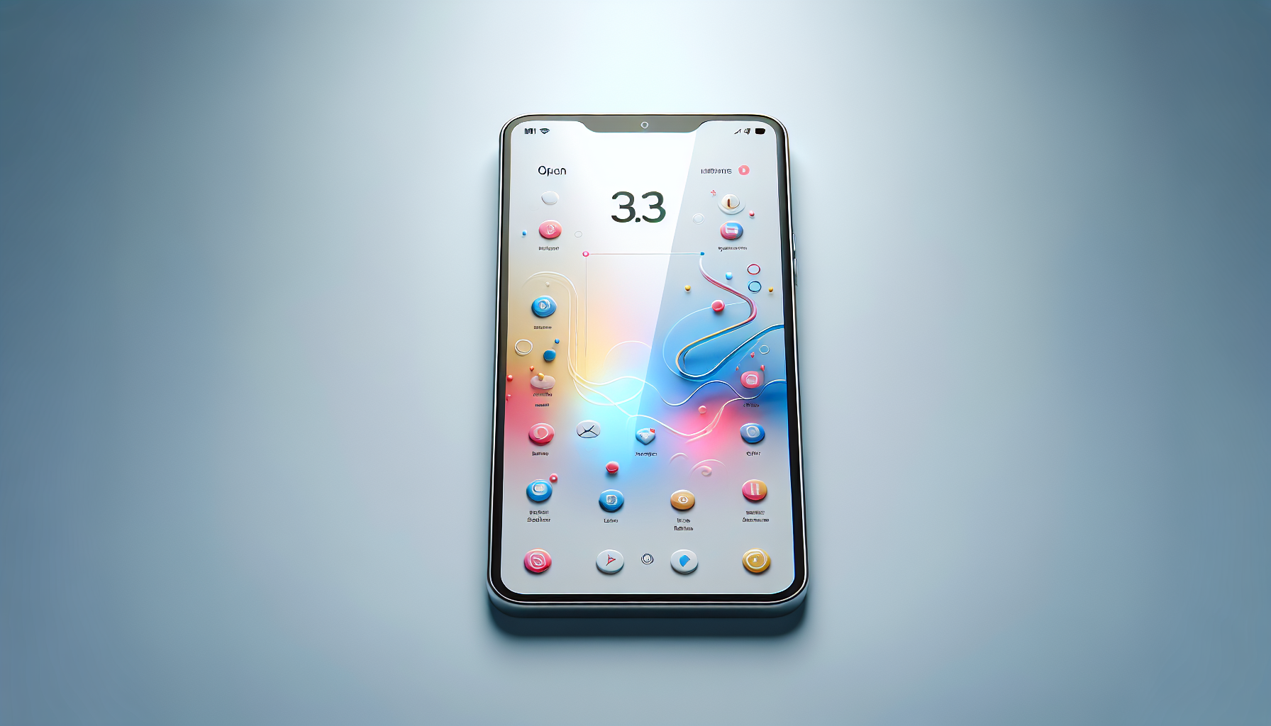 Illustration of a smartphone with the Aavot app open to access a news stream online