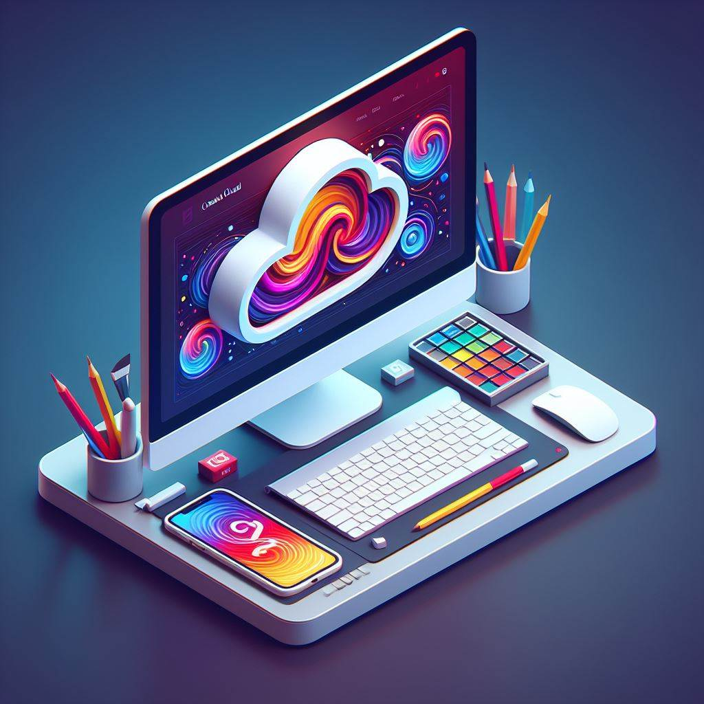 Illustration Adobe Creative Cloud pour PC