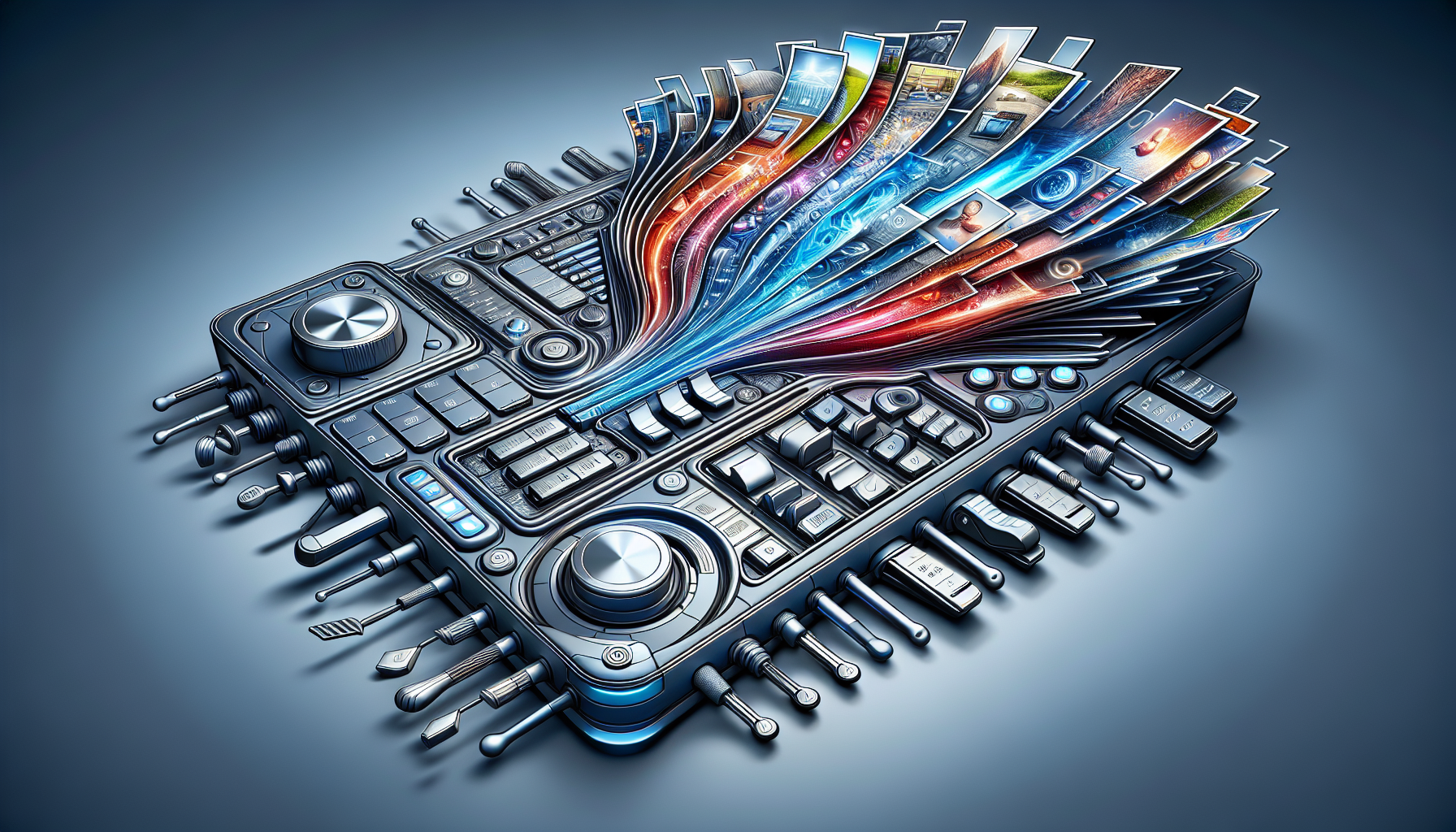 Illustration of Adobe Lightroom performance, numerous presets, highlights, filters and other functions to edit pictures