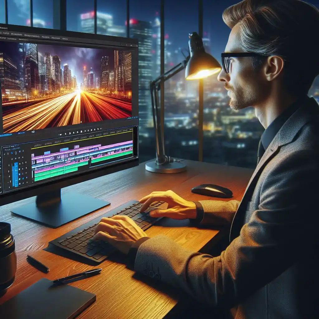Download, install and sign into Adobe Premiere Pro and start creaing videos for YouTube, using a convenient timeline