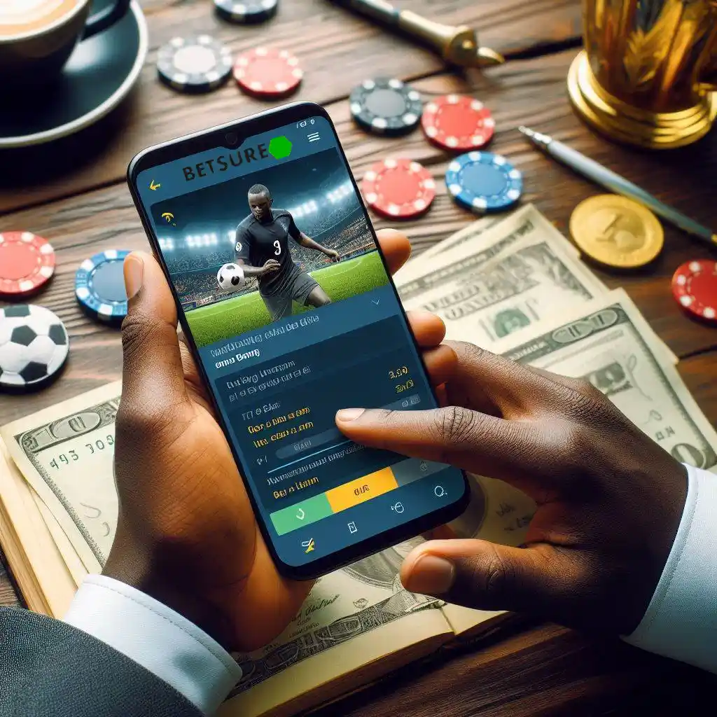 Bet on sports online, using Betsure application