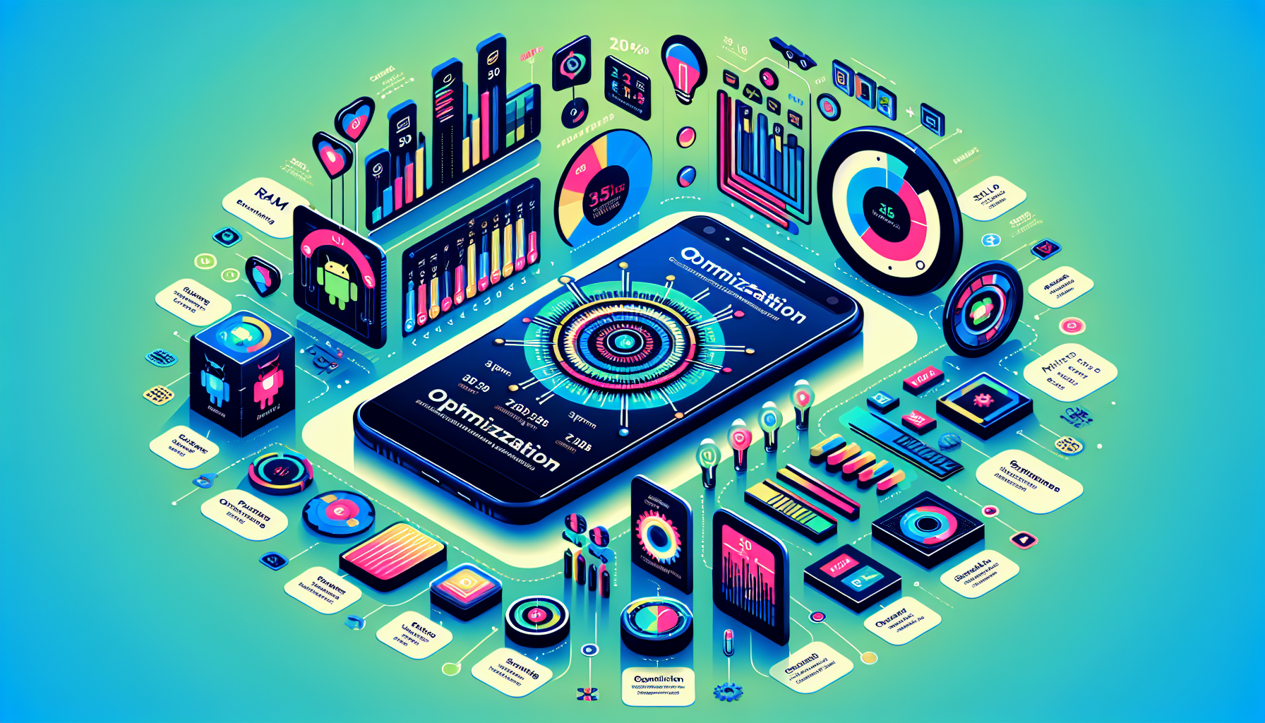 An illustration showing device compatibility and optimization for AetherSX2.