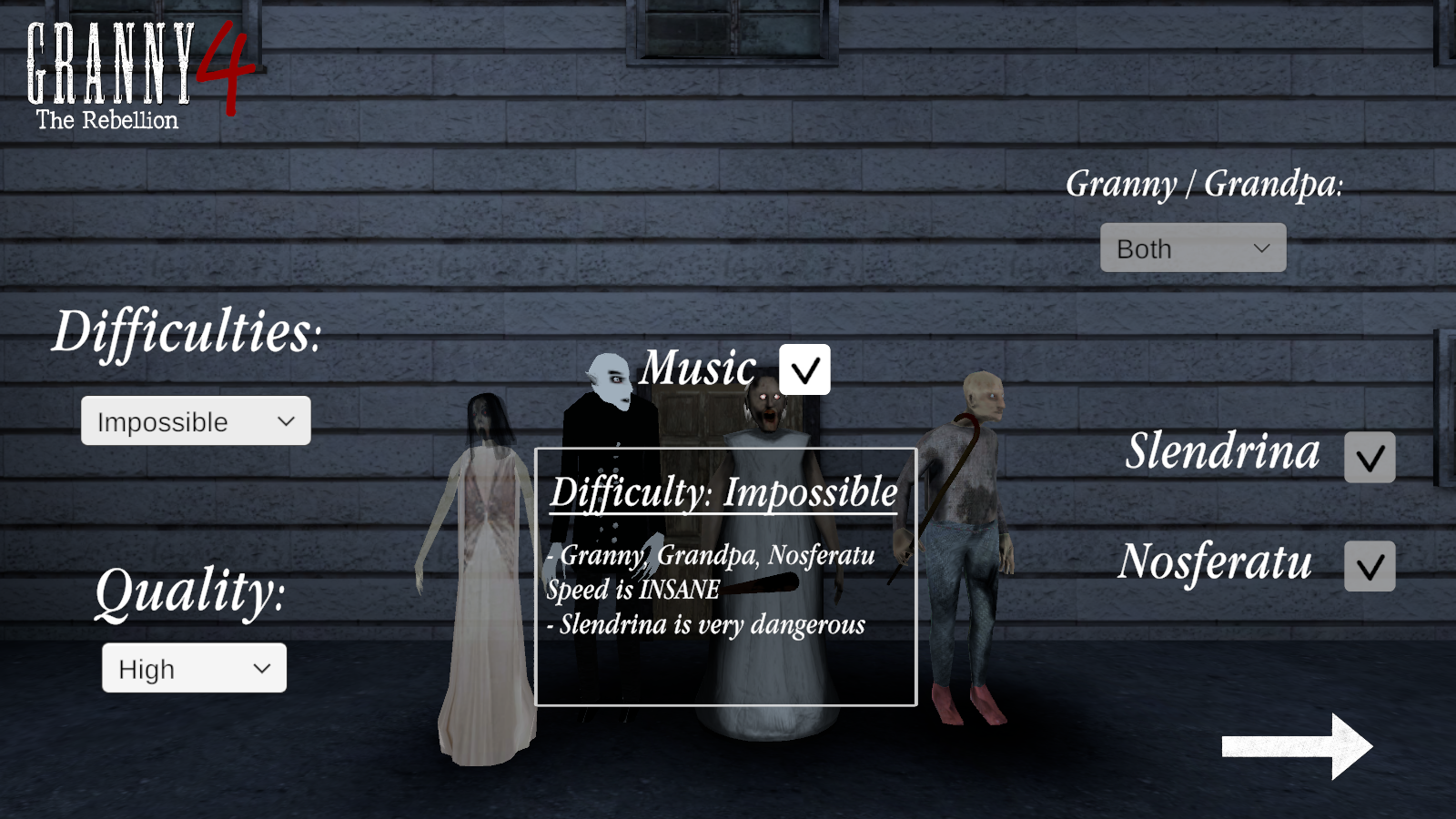 Gameplay mechanics of Granny 4 The Rebellion, illustrating puzzle-solving elements.