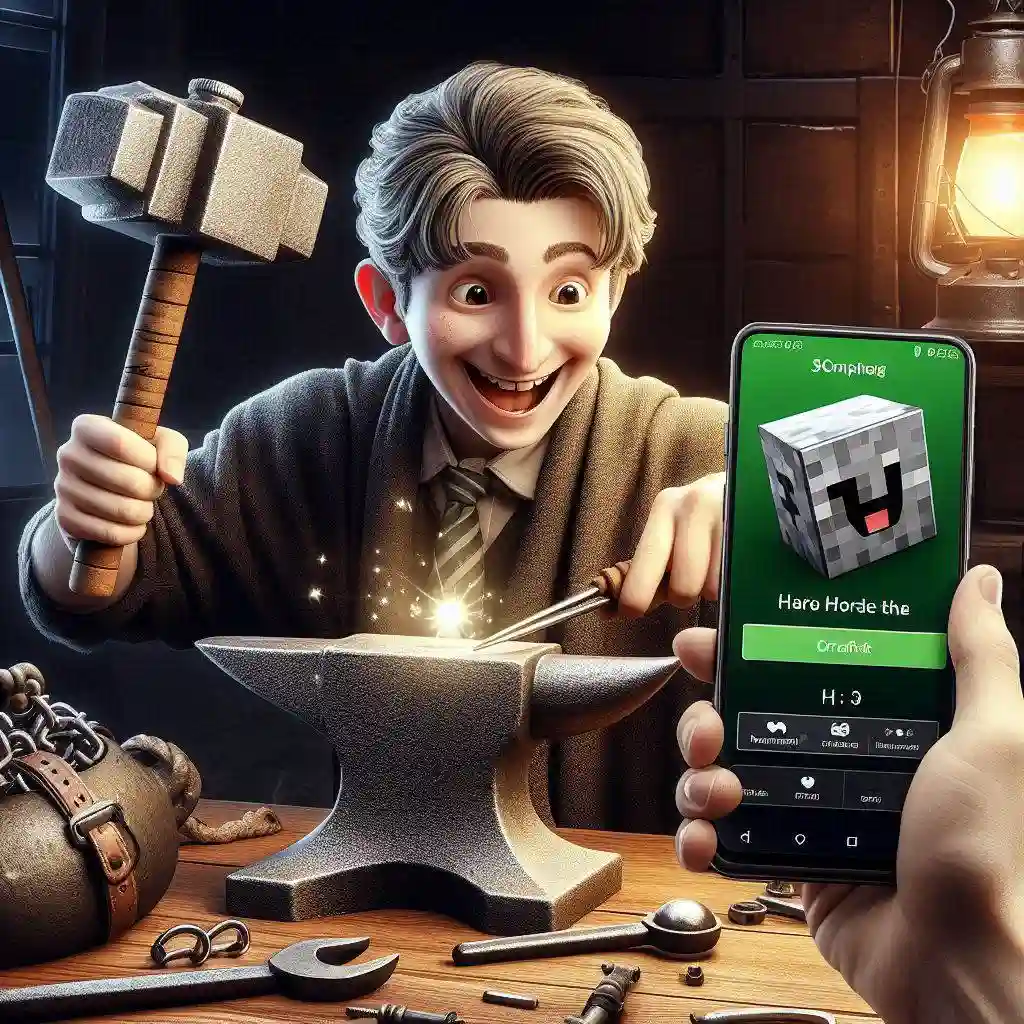 Don't forget to repair your equipment in Minecraft