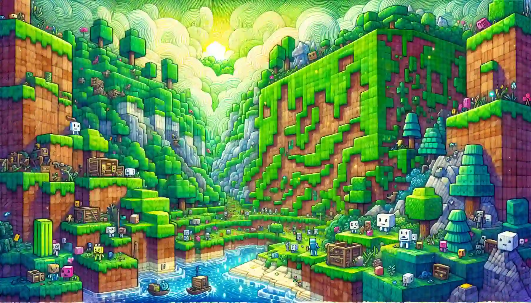 An illustration representing the Minecraft 1.21.30 update.