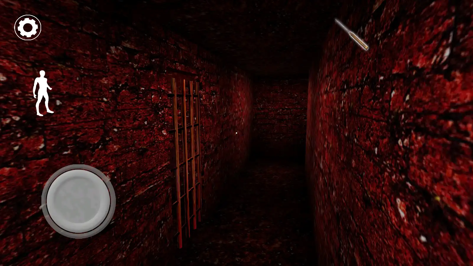 The game graphics. Look for the place to hide and solve puzzles to escape
