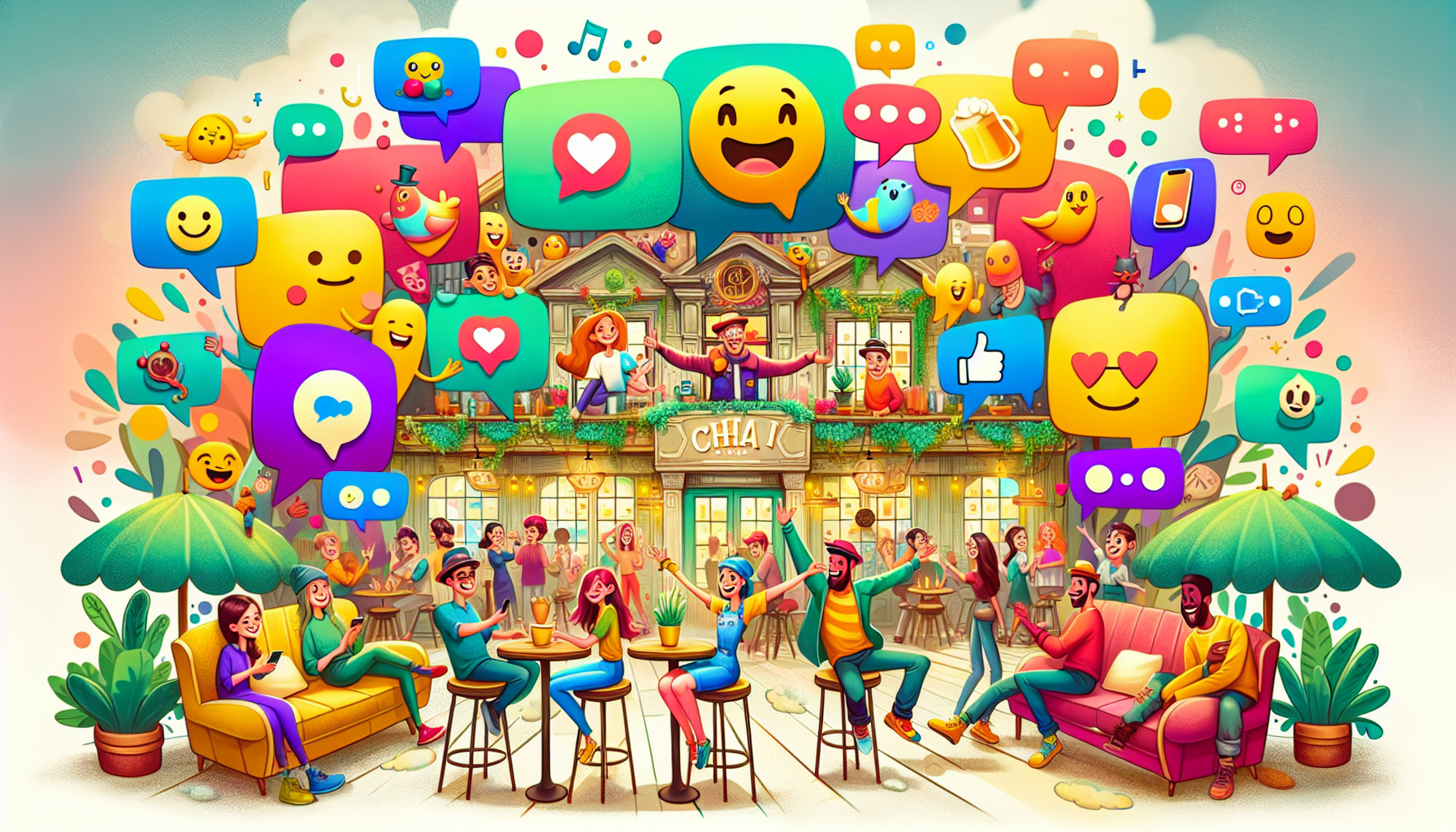 Interactive conversations within the Chai App