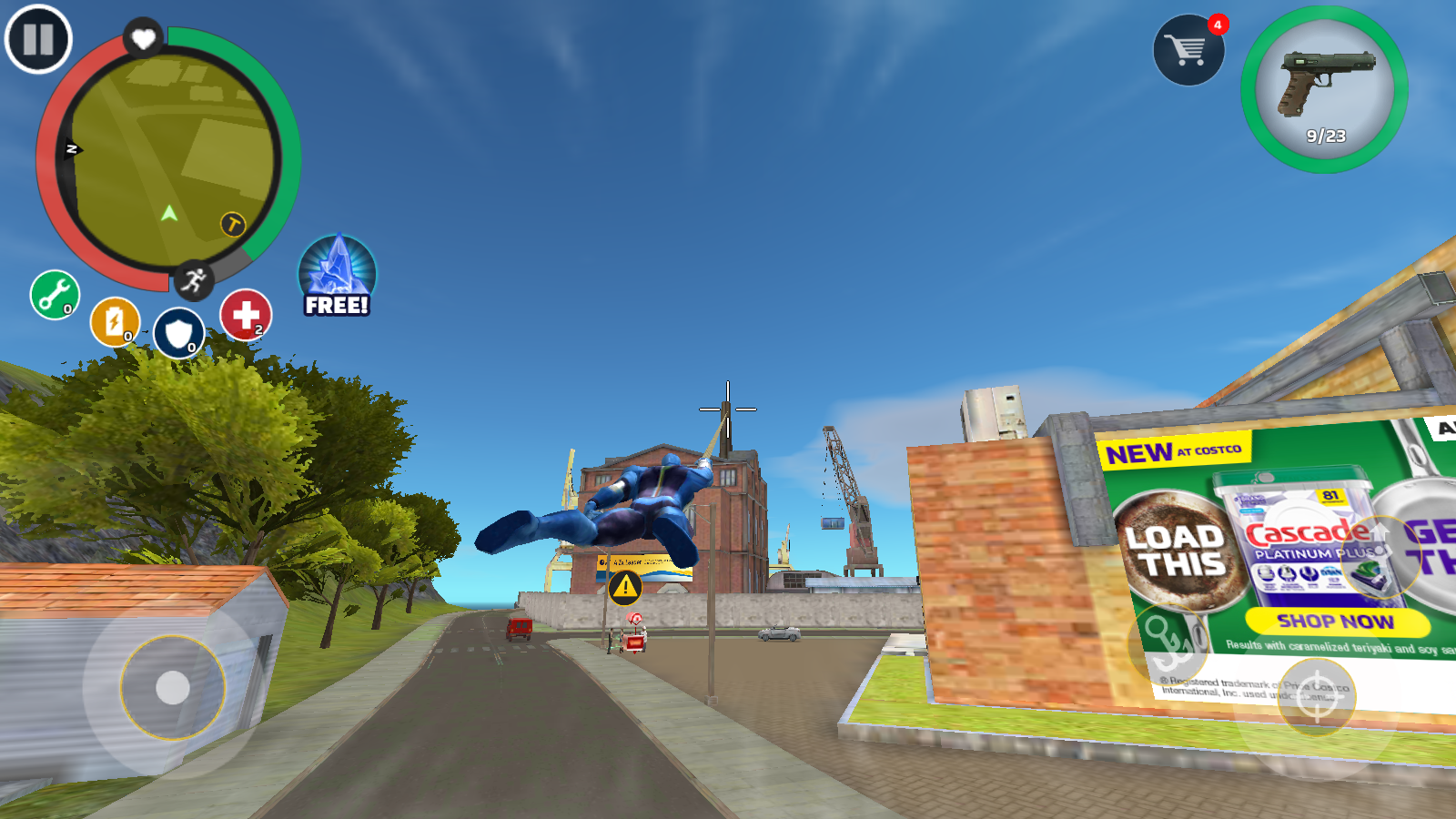 In addition to all the weapons, you can defeat enemies and shifters gang, thanks to superhuman powers