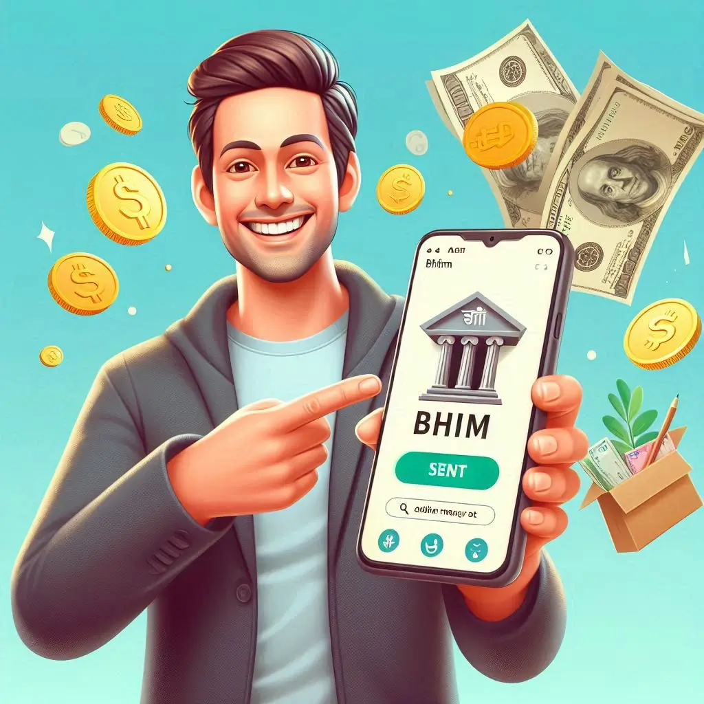 Instant money transfers to your bank account in the BHIM app