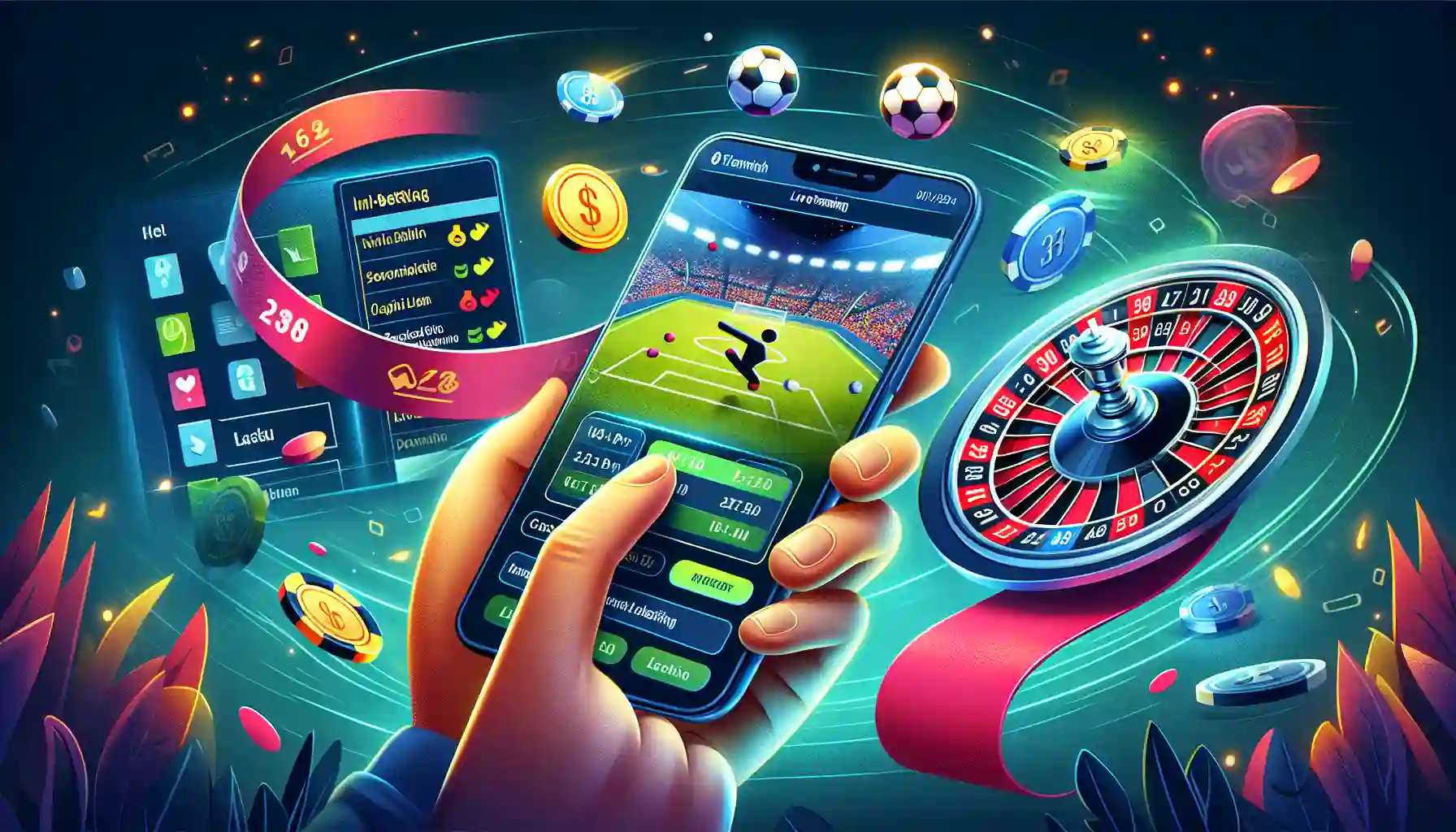 Illustration of the features and usability of Parimatch app