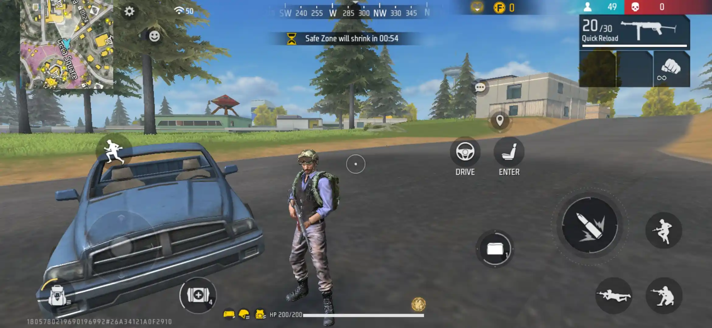 Illustration of enhanced HD graphics in Free Fire MAX  