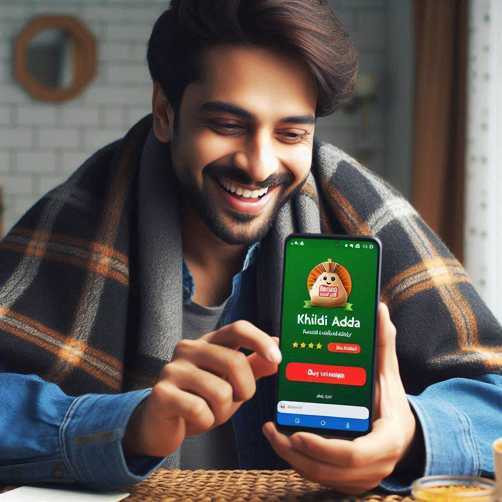 User is recommending Khiladi Adda app
