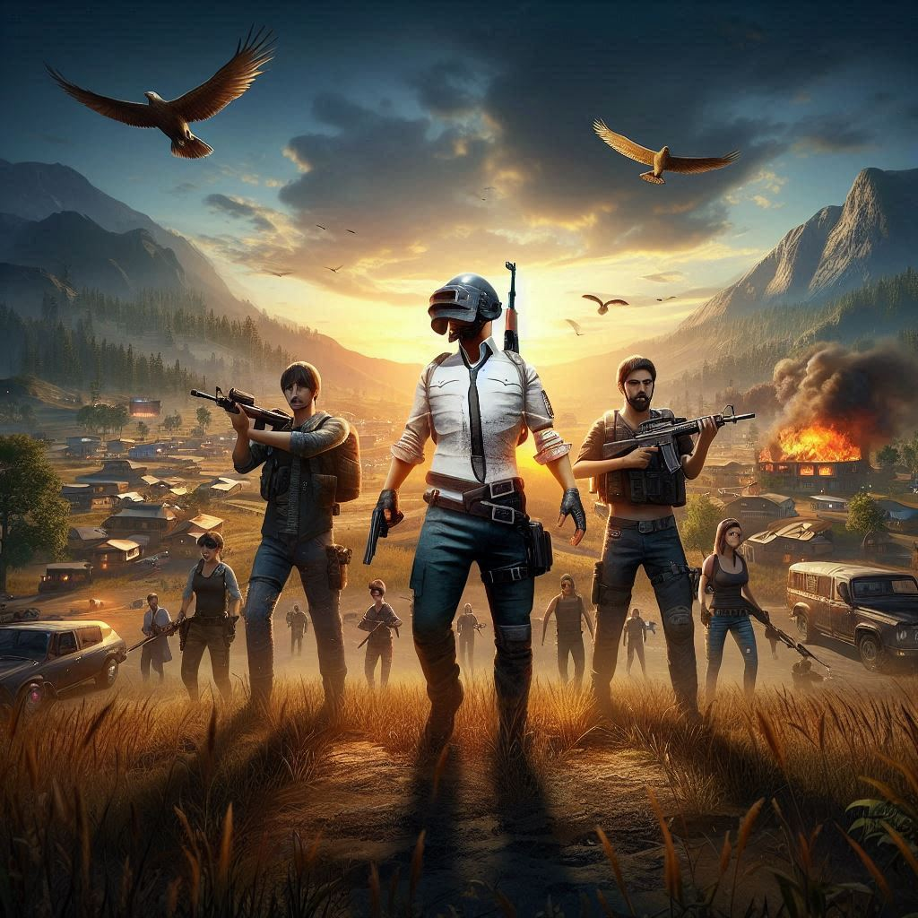 Illustration of PUBG MOBILE LITE Battle Royale mode