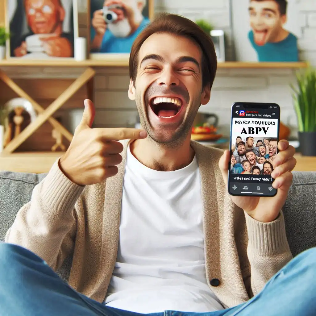 An illustration depicting various types of content available in the ABPV app.