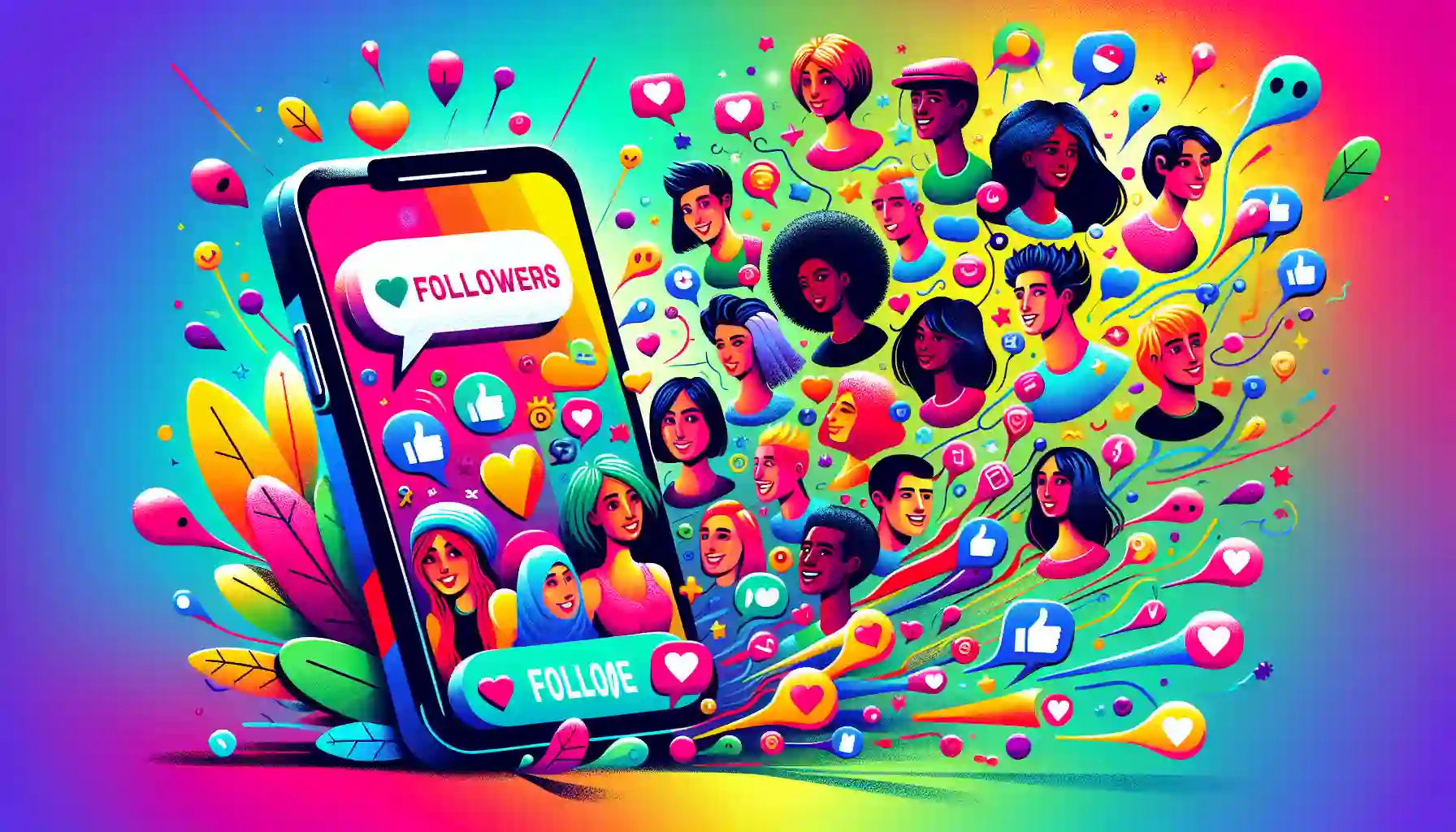 An illustration depicting the concept of Niva Followers APK.