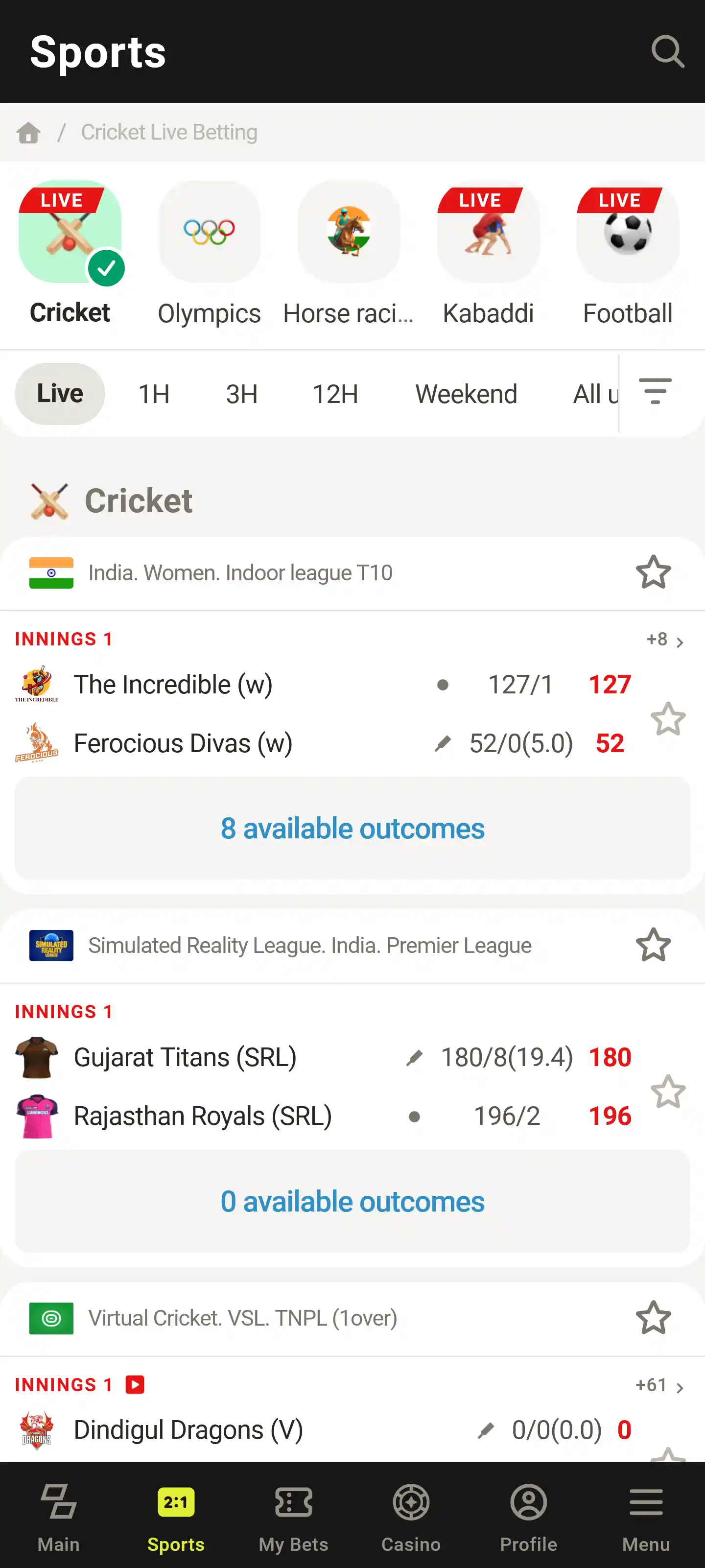 Illustration of the user-friendly interface of Parimatch app and Parimatch mobile website