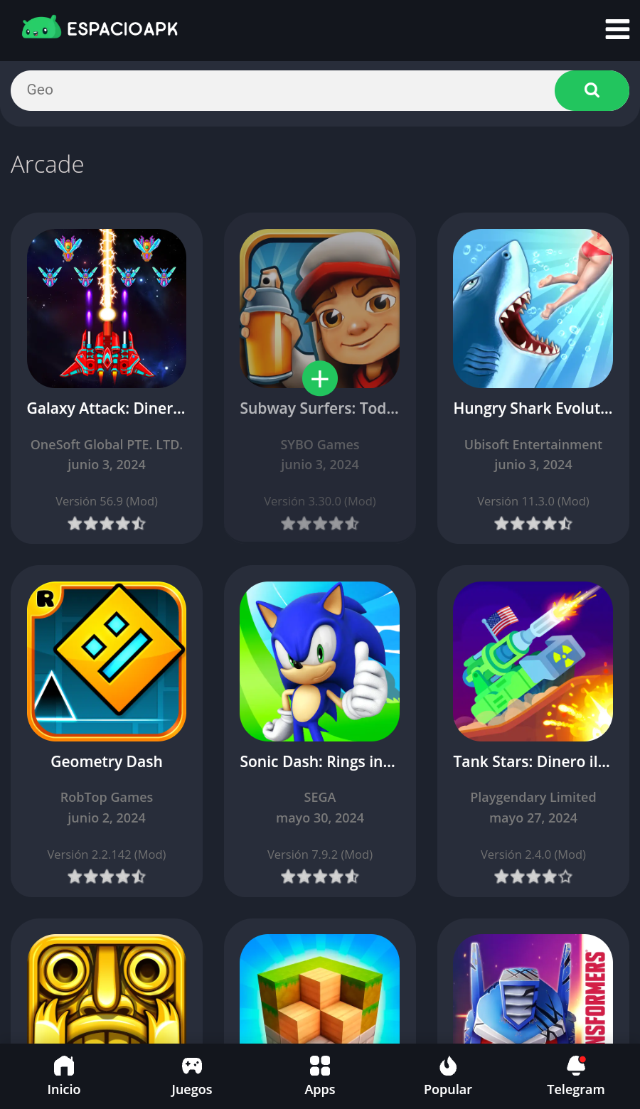 Illustration of high-quality graphics and icons within EspacioAPK, contributing to its aesthetic appeal