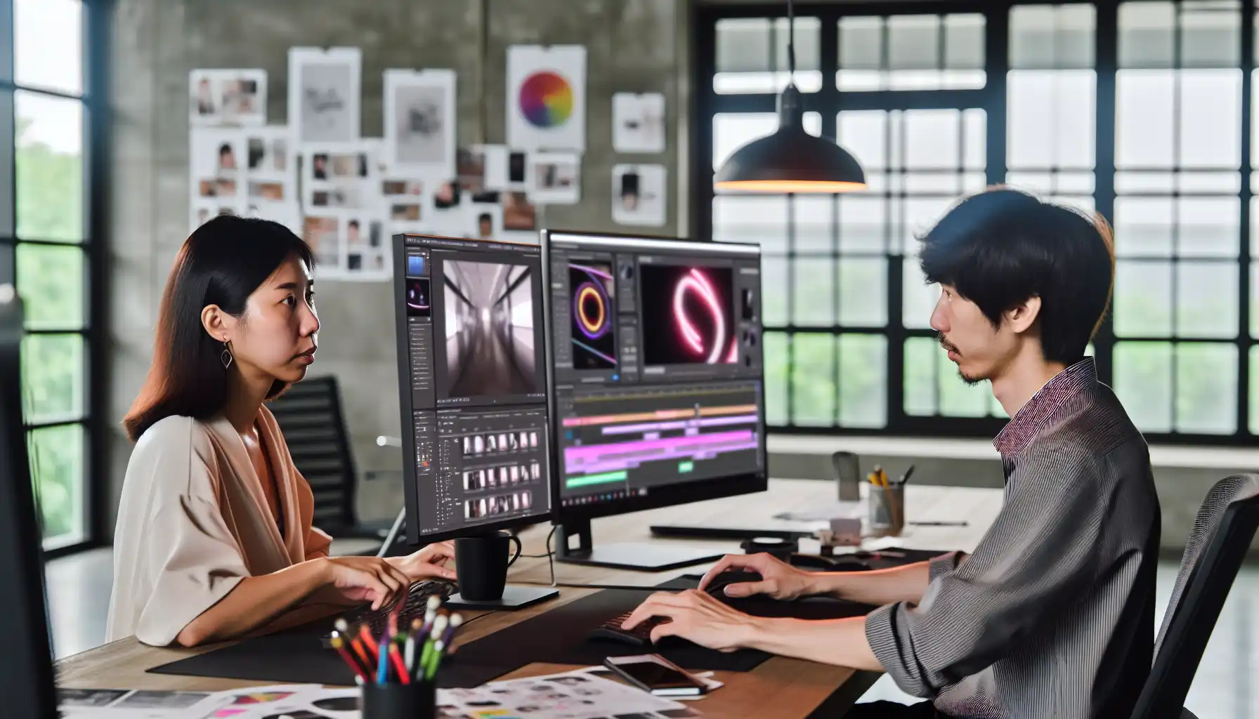 Photo de l'édition professionnelle d'une photo dans Photoshop