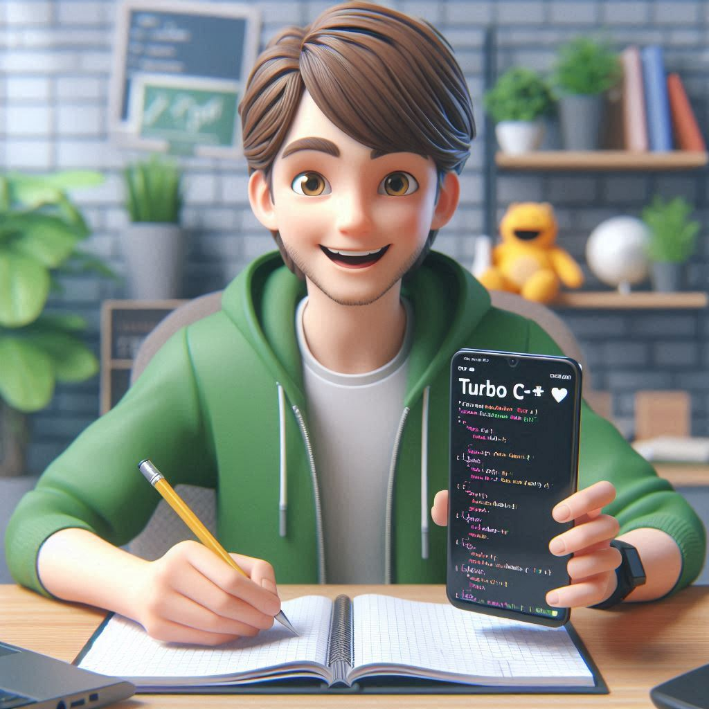 Download turbo C++ to learn writing code on your Android