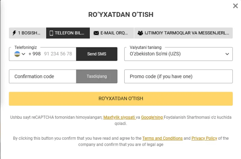 Ro'yxatdan o'Tish Call to Action. One ID ro'yxatdan o'Tish. Profi University ro'yxatdan o'Tish. Argosdan ro'yxatdan o'Tish.