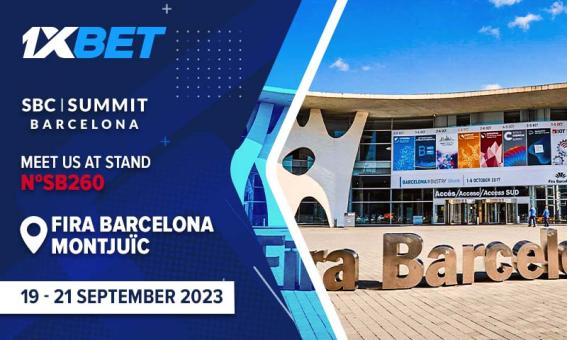 1xBet примет участие на мировой выставке SBC Summit Barcelona