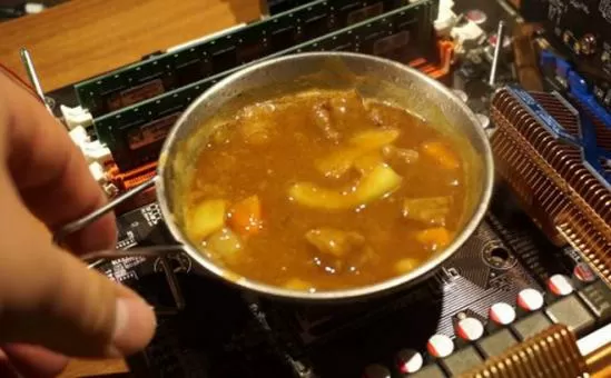 На раскаленном процессоре AMD приготовили ужин